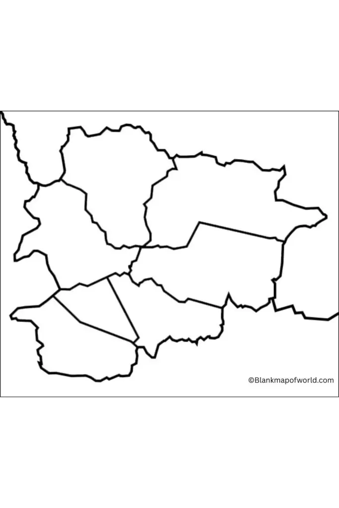 Blank Map of Andorra