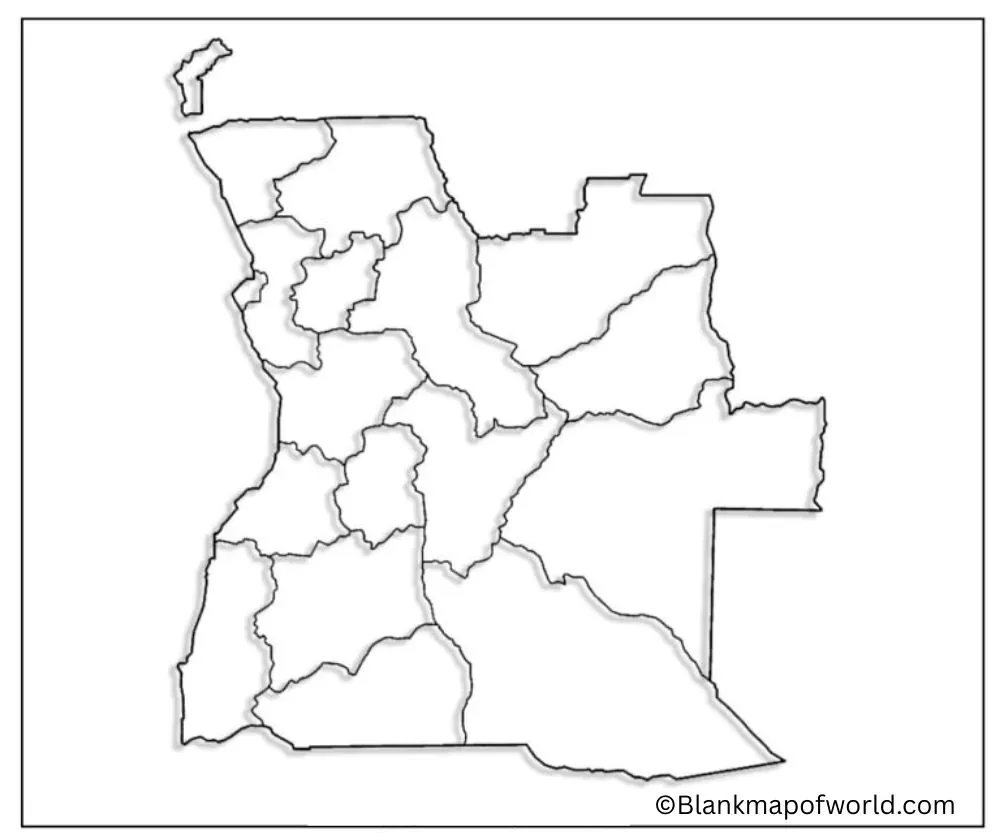  Blank Map of Angola