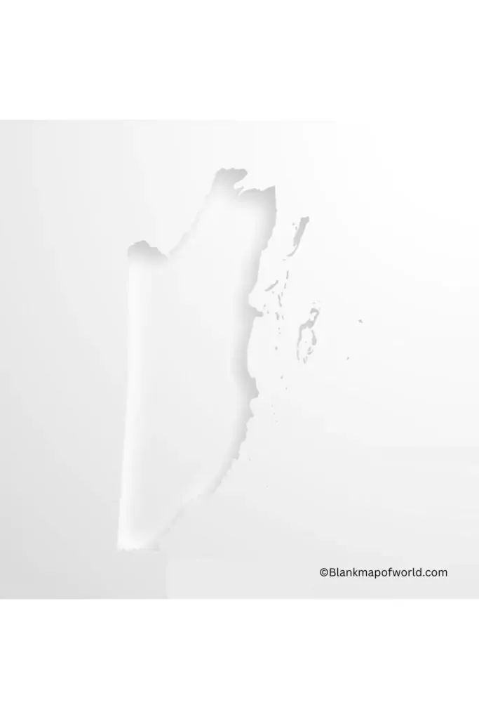 Blank Map of Belize
