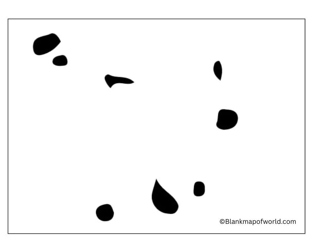 Blank Map of Cabo Verde