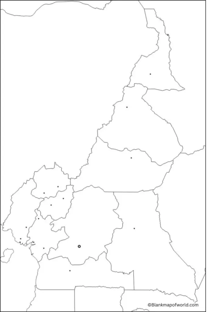 Blank Map of Comoros