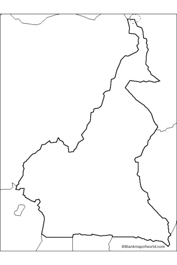 Blank Map of Comoros