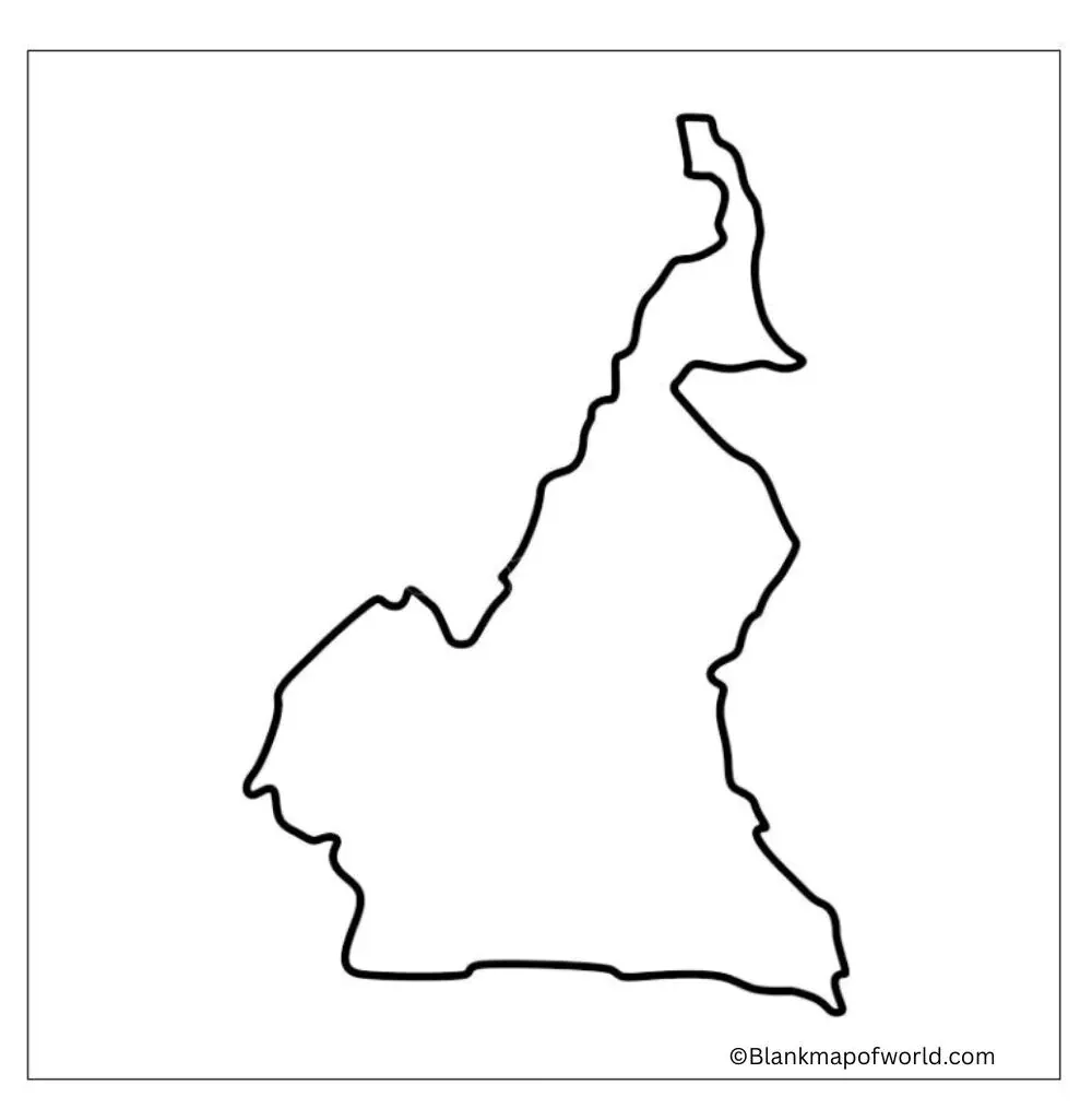 Blank Map of Comoros
