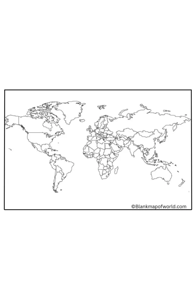 Blank World Map