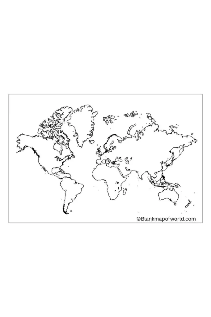 Blank World Map