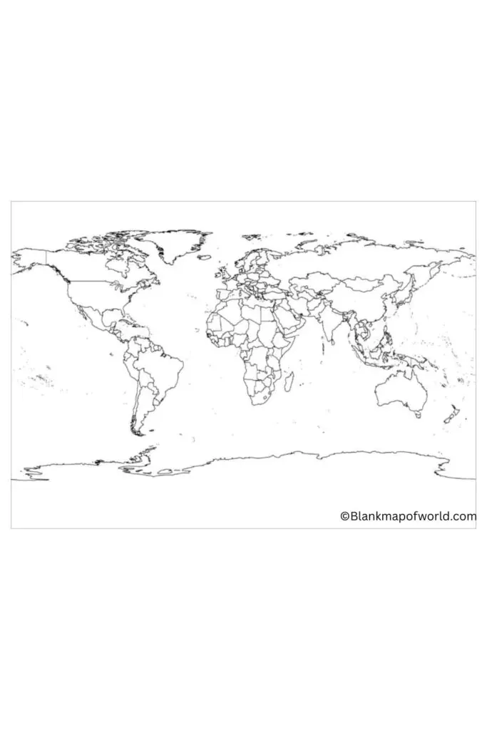 Blank World Map