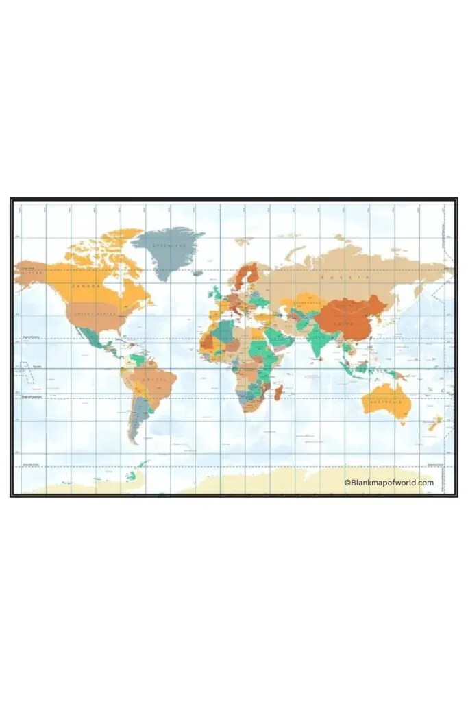 Latitude and Longitude Map   