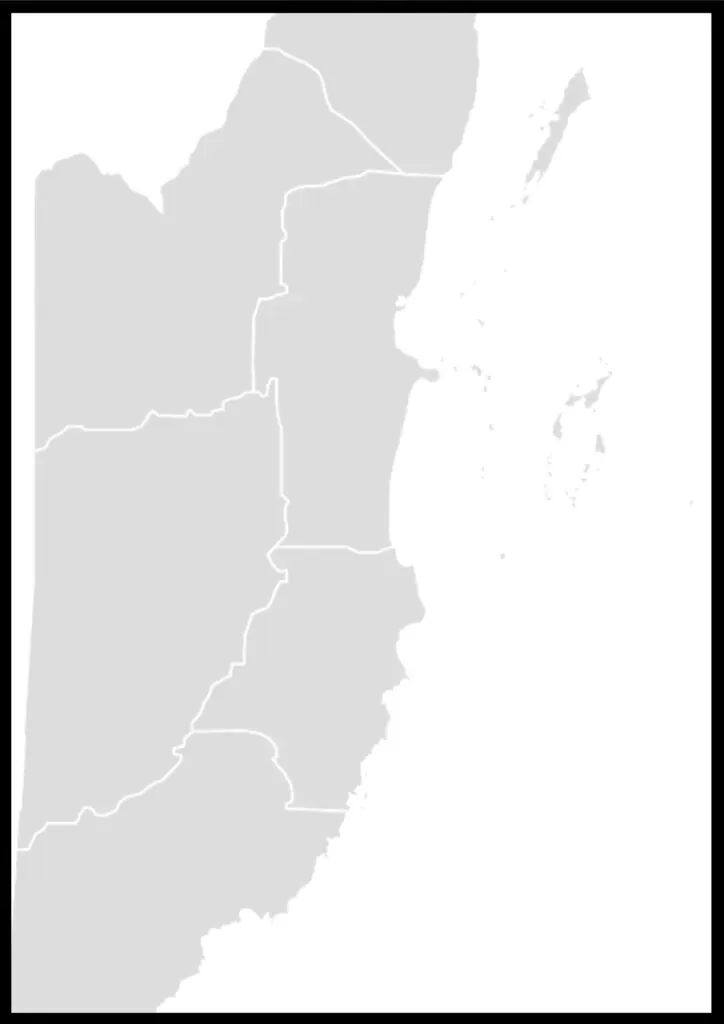Transparent Belize Map